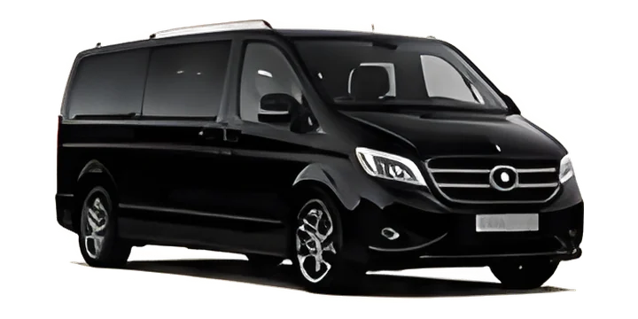 Van Mercedes Classe V noire